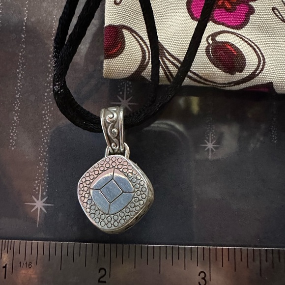 Brand New Brighton endless black circle necklace - Picture 2 of 3